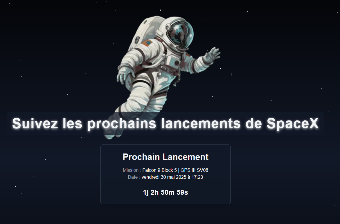 SpaceX Launches Tracker